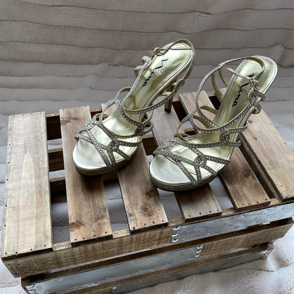 Touch of Nina Gold Heels